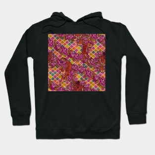 Sophisticated Tile pattern with tiger Hoodie